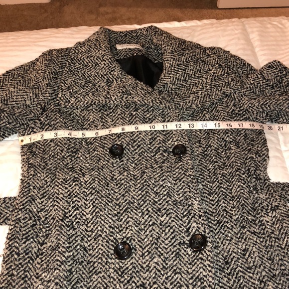 SALE 💢 Calvin Klein Double Breasted Wool Peacoat - Picture 6 of 8